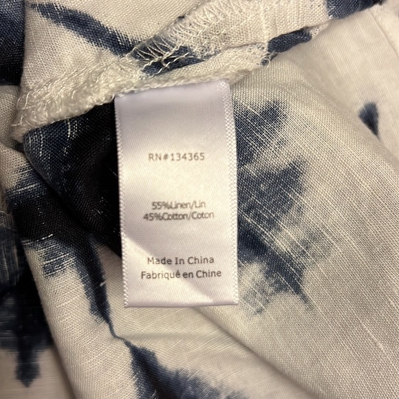 Andrea Jovine cotton linen, side pocket, cover-up, or shirt - Picture 7 of 10